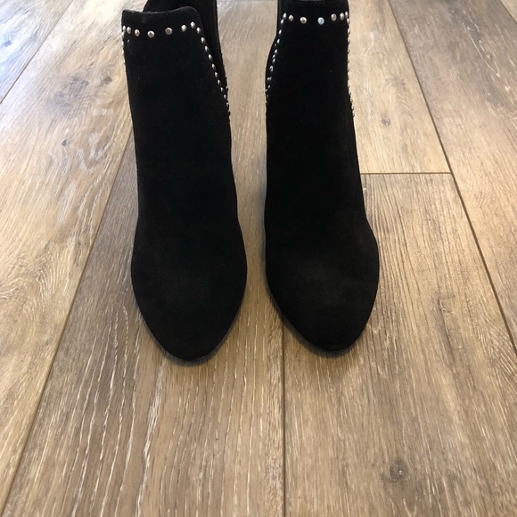 Never Worn Steve Madden black suede booties - Picture 2 of 4